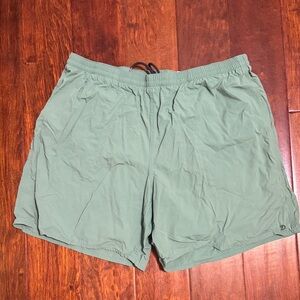 Men's Athletic Shorts in Olive Green